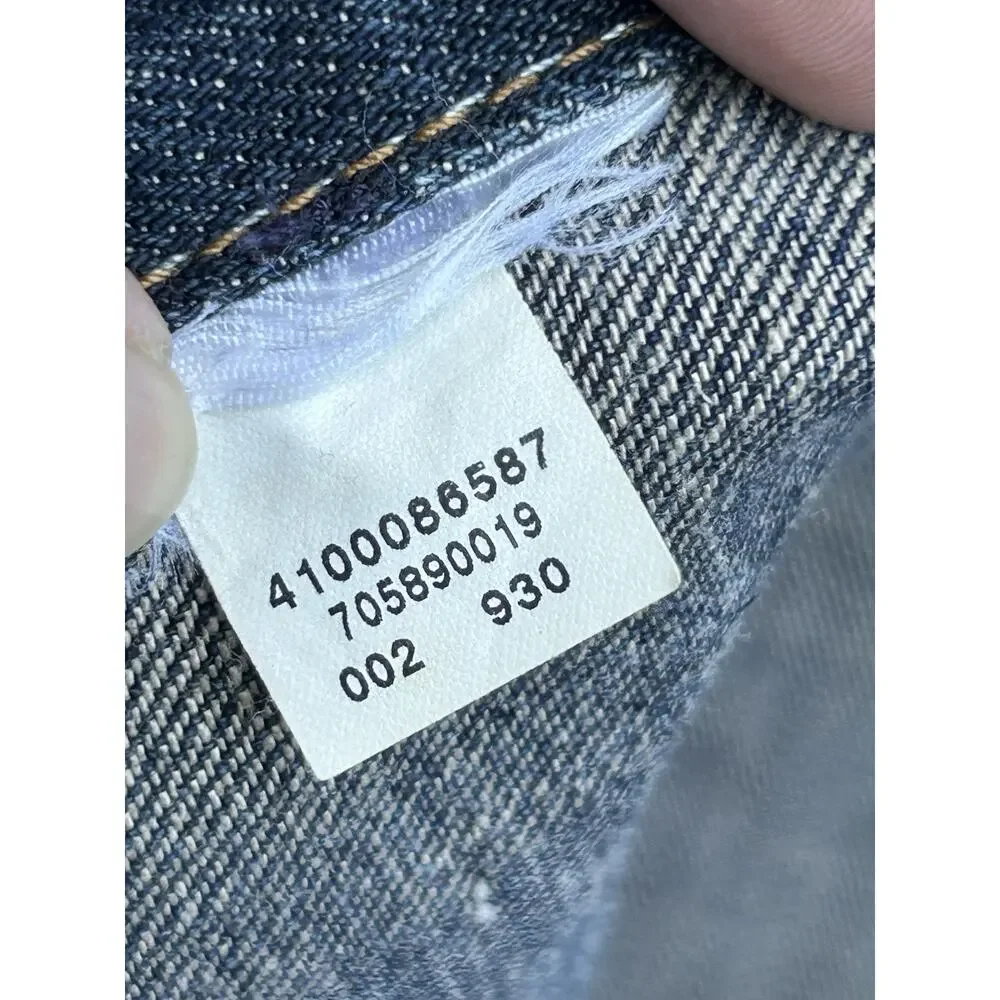 Levi's Premium Classic Denim Trucker Jacket Size XL 70589